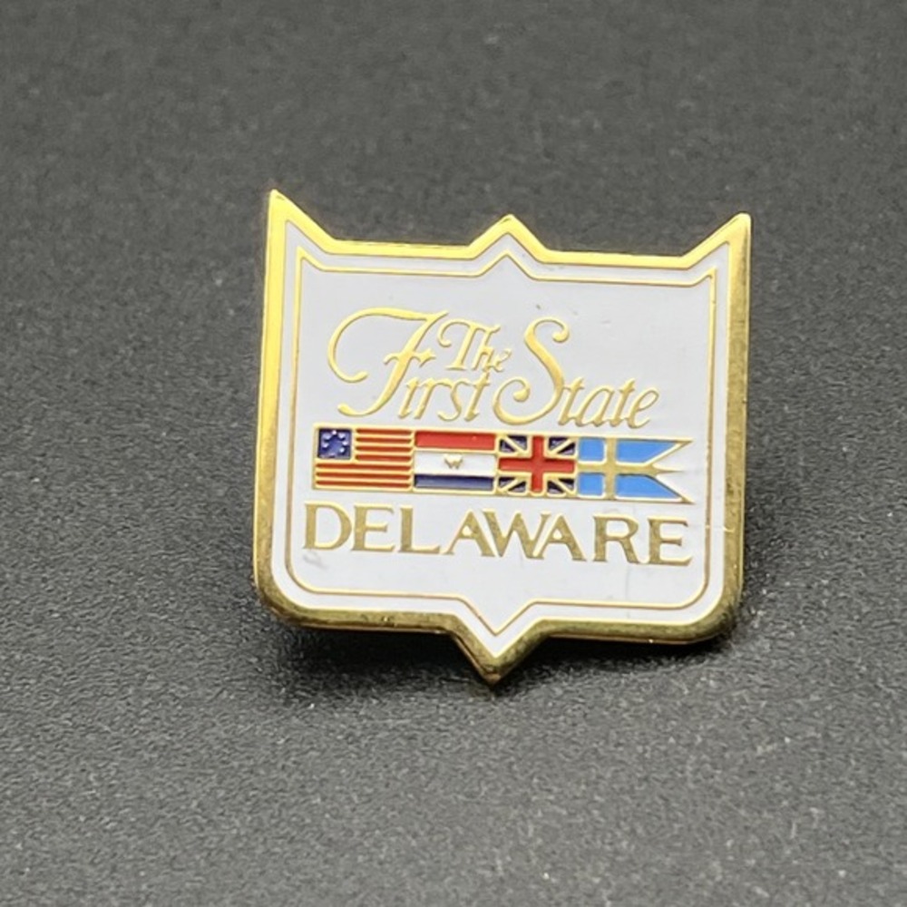 Delaware The First State USA Lapel Hat Pin